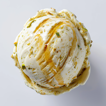 Pistachio Honeycomb ice cream flavor by Mashup Ice Cream