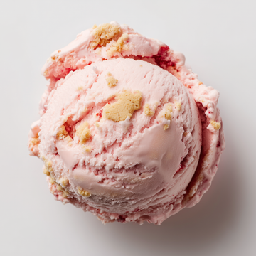 Strawberry Shortcake ice cream flavor by Mashup Ice Cream